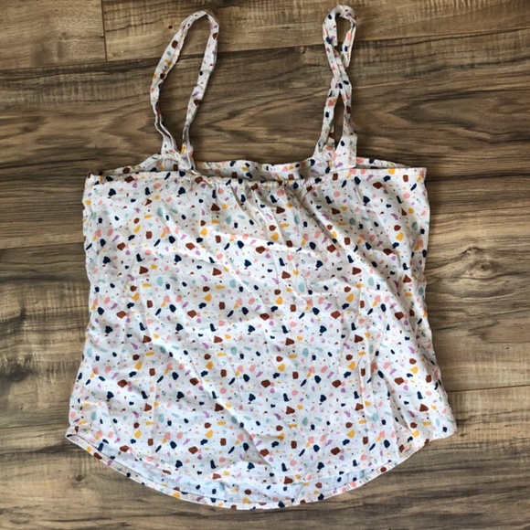 NWT - Madewell Tie Front Cami Tank 0 - Picture 4 of 7